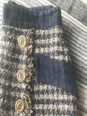 W Les Femmes Babylon tweed skirt sz.42